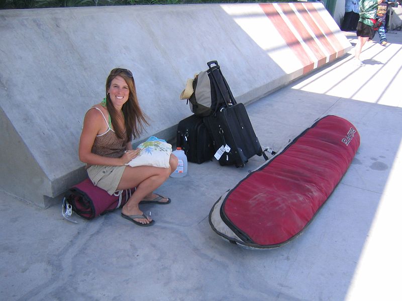 Copy of IMG_3803 All packed up at Puerto Vallarta airport.